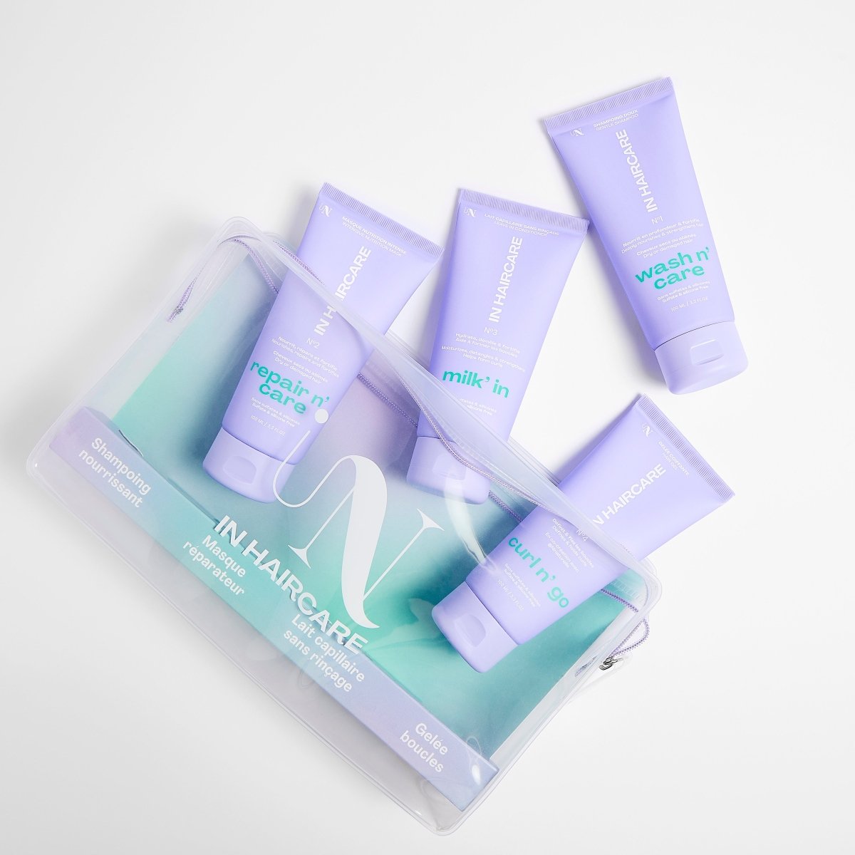Travel n' Go Kit: 4 travel size essentials - 100 ml - In Haircare