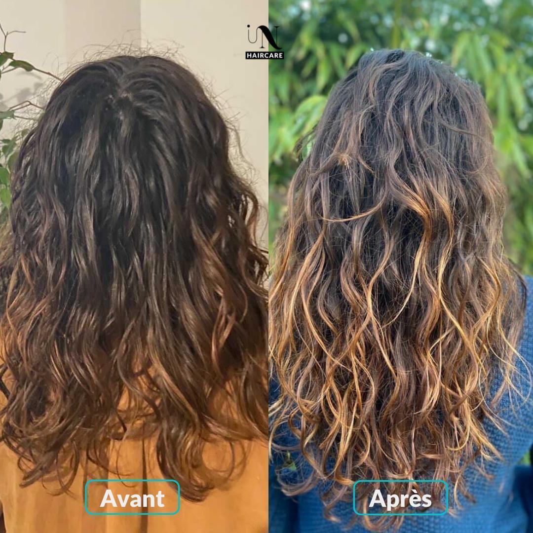 Before and after Hair Growth Cure 1 month 